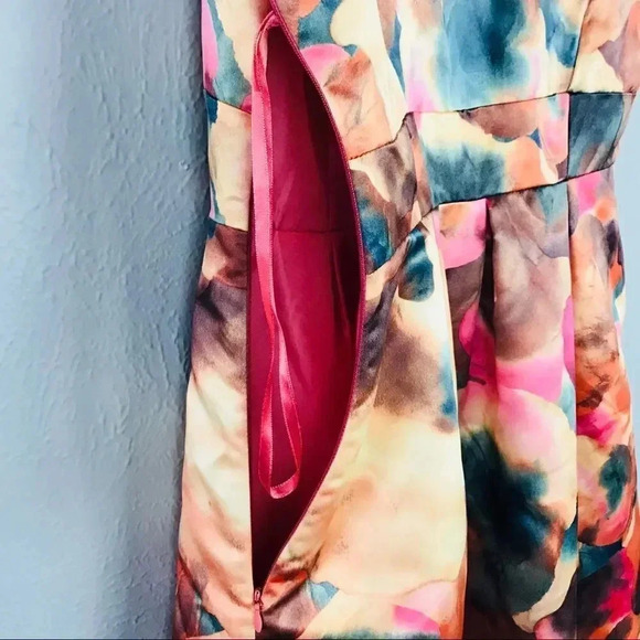 Merona Sheath Dress Size 2 Peach Green - Picture 5 of 8